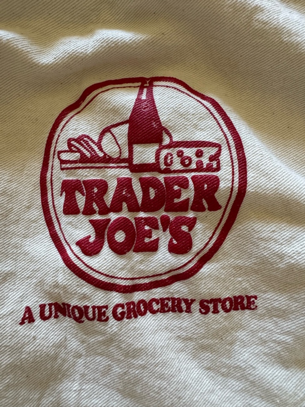 Trader Joe's Vintage Canvas Tote - Picture 3 of 8